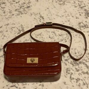 J Crew embossed Edie bag